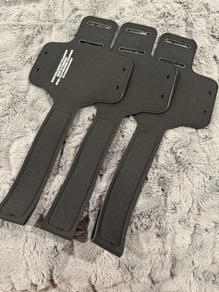 (3) Funda Brazalete Deportes Gimnasio Correr Brazos Soporte Teléfono para iPhone y Samsung Foto 2 de 2