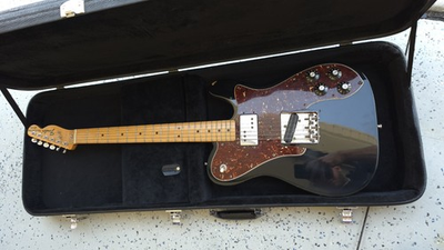 #ad Fender Telecaster Custom Black Electric Guitar Tortoise Pickguard MIM MZ3002628 $700.00