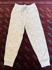 Girls Pants, Size 6, Janie Jack, Excellent Condition, Grey W/flower Pattern