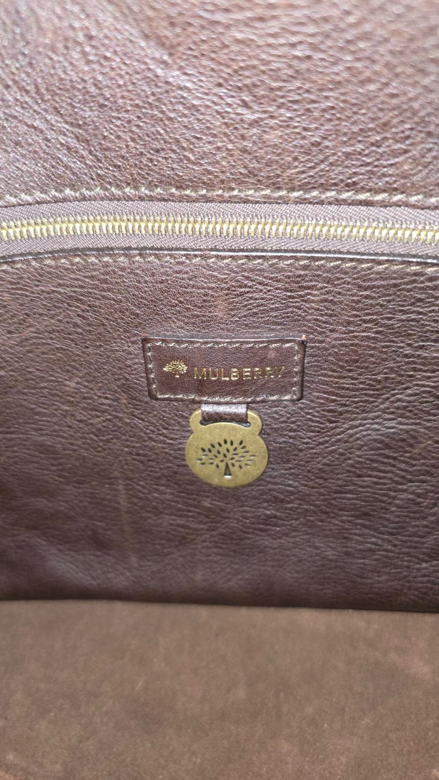 Mulberry Oak King Roxanne Python Satchel — image 6