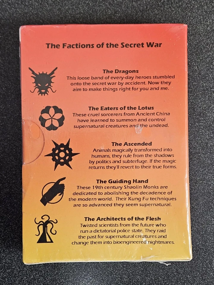 Shadowfist: Year of the Dragon - The Dragon Starter Deck- Box Damage - Image 2 of 4