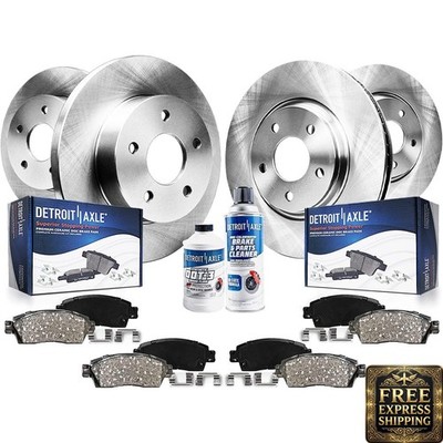 Front 11.65'' Rear 11.06'' Rotors Ceramic Brake Pads for 2006-2018 Toyota RAV4-NEW