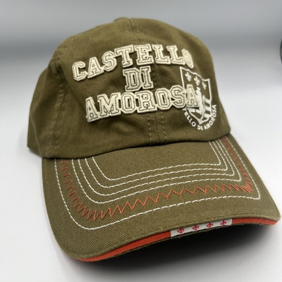 #ad Castello Di Amorosa Italian Napa Valley Winery Wine RARE Embroidered Trucker Hat $20.00