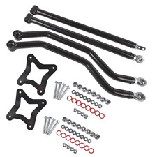 Black Steel Radius Arm Set Rear for Polaris RZR XP 1000  XP 4 1000 from 2014
