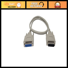 3ft DB25 Serial Port Cable 25 Pin Male to Female RS232 Connector - Data Transfer