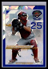 2025 Panini Prospect Edition - Easton Carmichael #159 Blue Ice Prizm /299