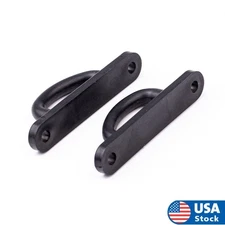 2pcs Truck Cap Rotary Latch Catch D-Striker Plates For Century LEER 100LE/ 100XL