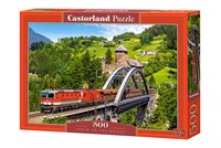 Puzzle 500 ElementóW. Train On The Bridge Castorland