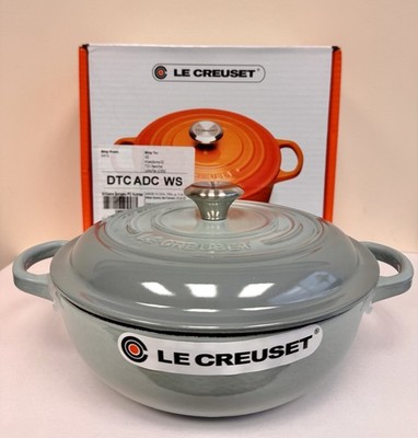 Le Creuset Marmite Stew Pot Signature - 2.5 Qt, 22 Cm Sea Salt BNIB