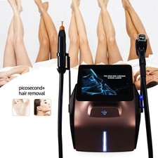 Diode Laser 2 in 1 Picosecond Laser Tattoo Removal And Hair Removal Machine