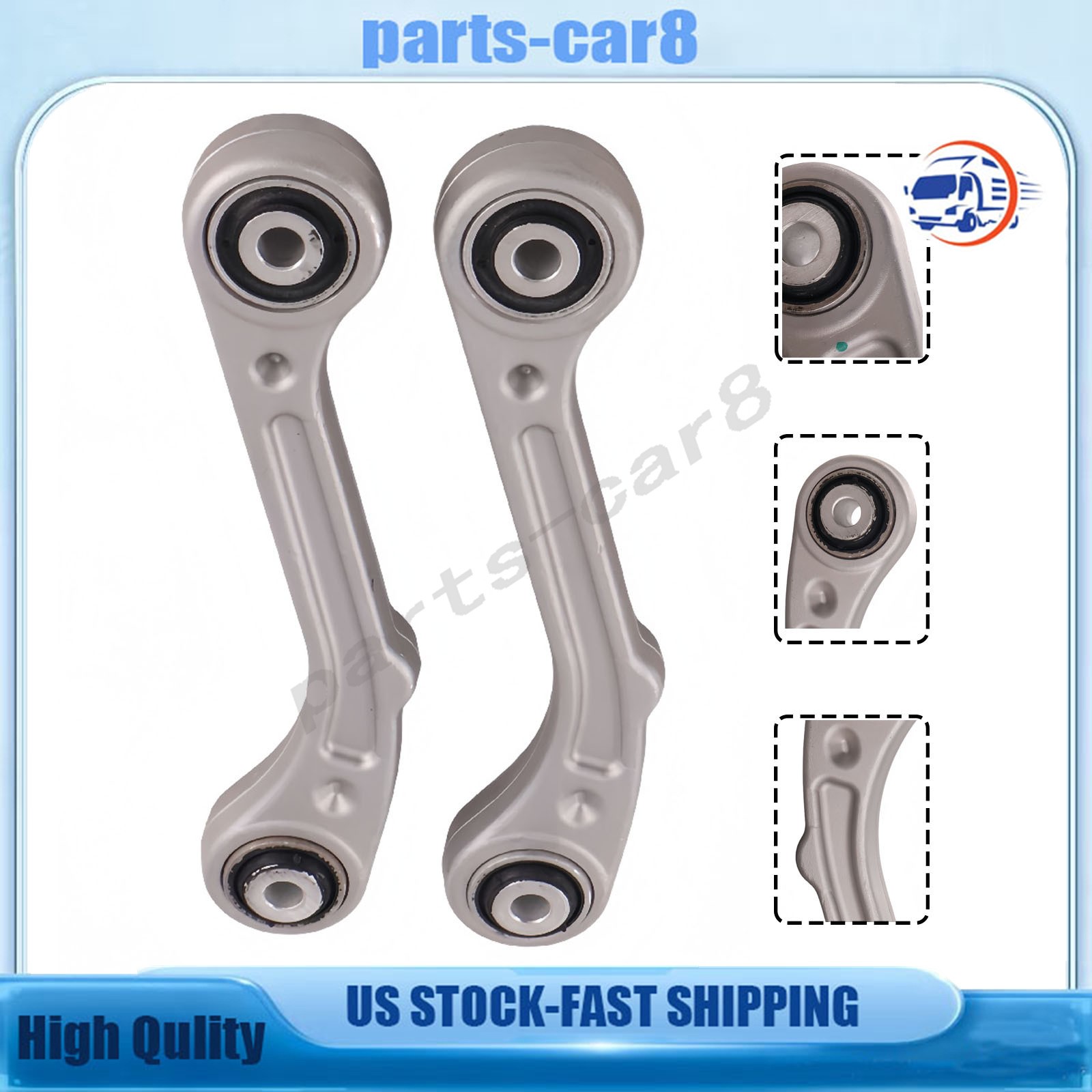 670007252 2* Rear Upper/Lower Control Arms for Maserati Ghibli Quattroporte 2014