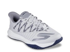 New Skechers Viper Court Rally Pickleball Shoes Sneakers Gray / Navy Men's 9