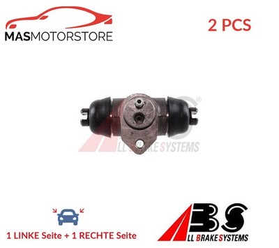 RADBREMSZYLINDER TROMMELBREMSE PAAR ABS 2804 2PCS P FÜR VW LT 28-35 I