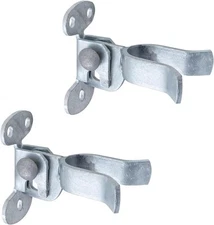 VIVIDA 1-3/8" Wall Mount Latch, Chain Link Fence 1-3/8" (2 PCS), Silver 