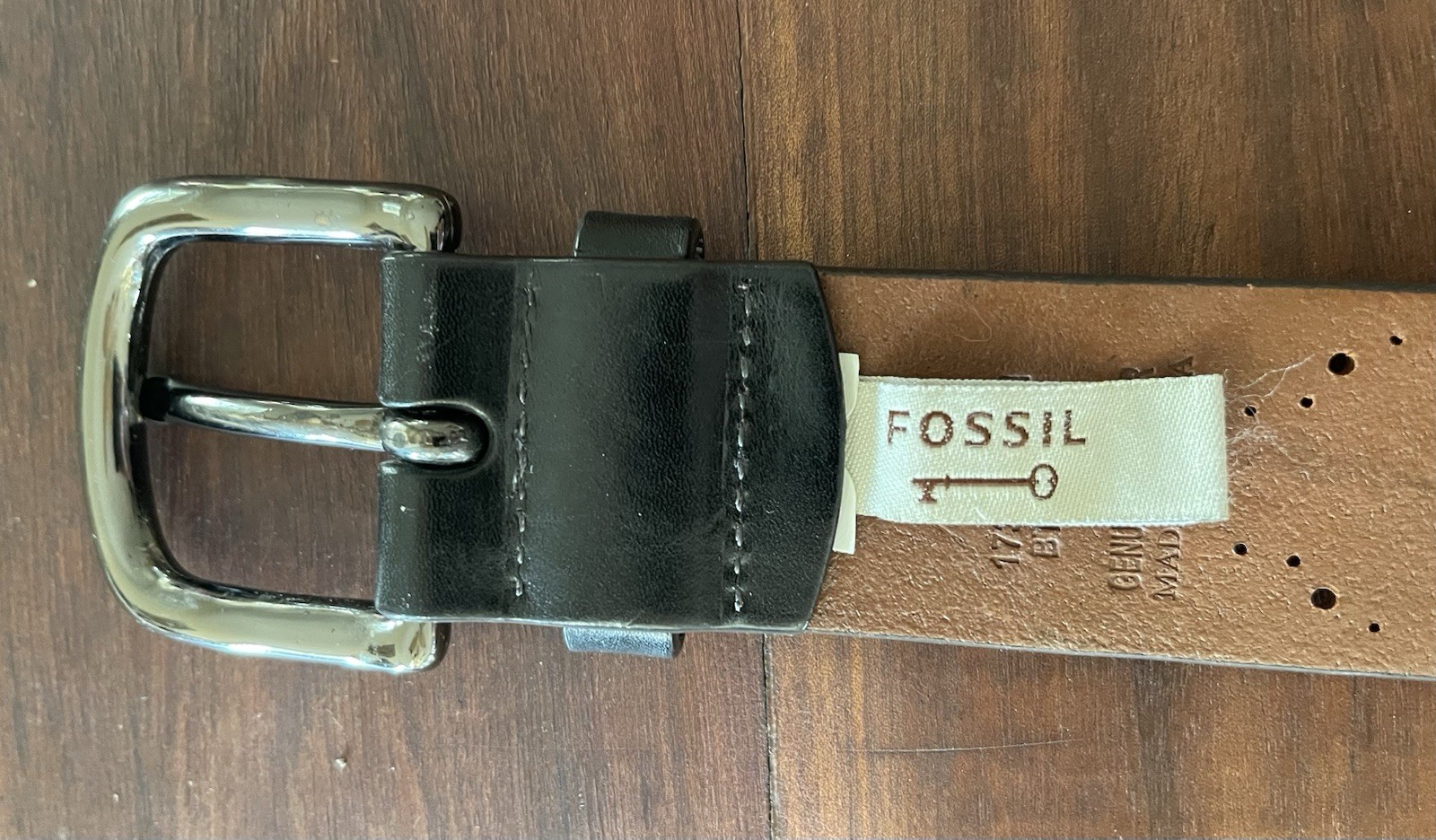 Fossil Studded Multicolor Patchwork Belt Small 33… - image 6