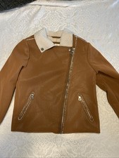 Girls Large 14 Urban Republic Faux Fur Zip Up Jacket
