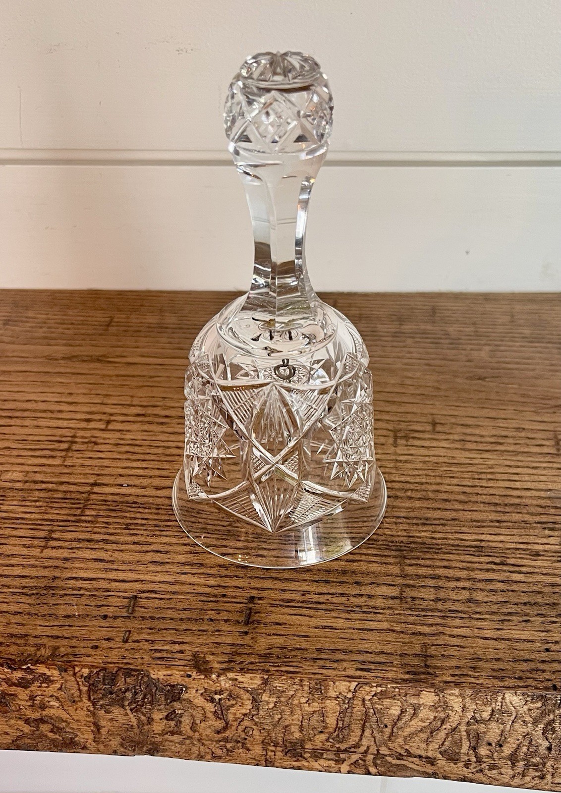 RARE J.D. Bergen Company American Brilliant Period Cut Glass Dinner Bell C. 1904