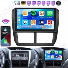 For Subaru Forester Impreza 2007-2013 CarPlay Radio Android 15 Car Stereo Radio