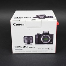 Canon EOS M50 Mark II Mirrorless Camera with EF-M 15-45mm f/3.5-6.3 IS STM Zoom
