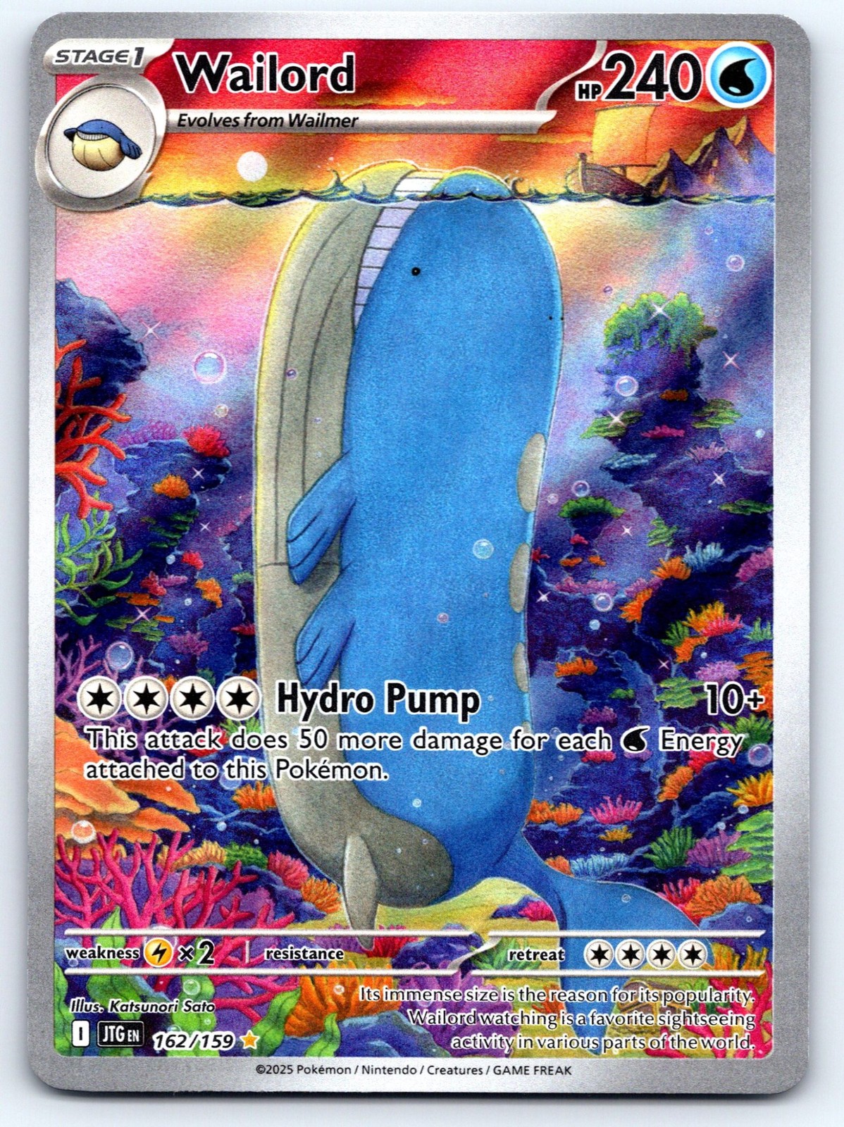 Wailord Journey Together 162/159 NM