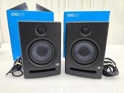 B-Stock PreSonus Eris E5 2-Way 5-Inch Active Studio Monitors Pair E-5 Speakers