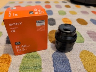 Sony SEL40F25G 40mm F2.5 G Series Prime Lens