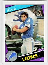 Ed Murray, 1984 Topps, #258, Detroit Lions,