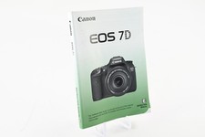 Genuine Canon EOS 7D Instruction Manual G302