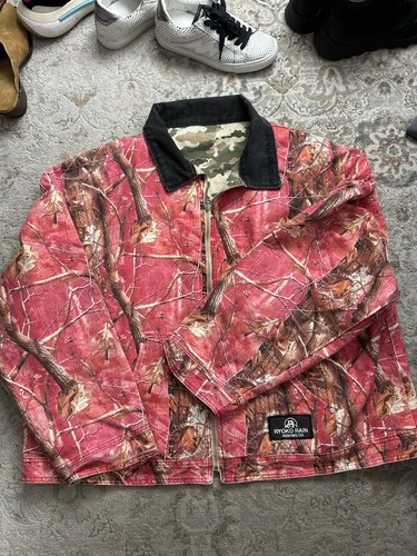 Ryoko Rain Reversible Camo Work Jacket & Shorts Set Men’s Size XXL (38) GREAT image 2