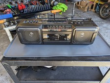PARTS Vintage 80s SHARP WQ-T282 Stereo Twin Tape Boombox
