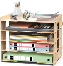 Dokumentenablage Holz, Ablage Schreibtisch