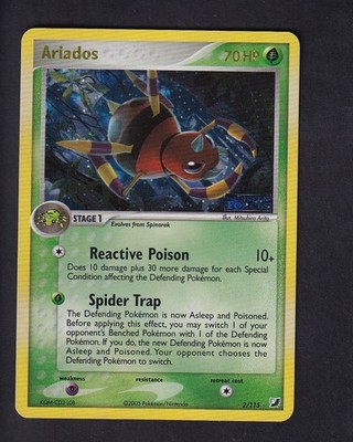 Ariados 2/155 Reverse Holo Stamped - Pokemon TCG ex Unseen Forces