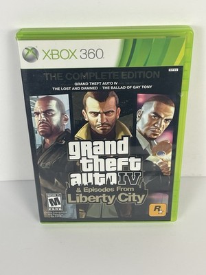 Grand Theft Auto IV & Episodes From Liberty City Xbox 360 Complete In Box Map