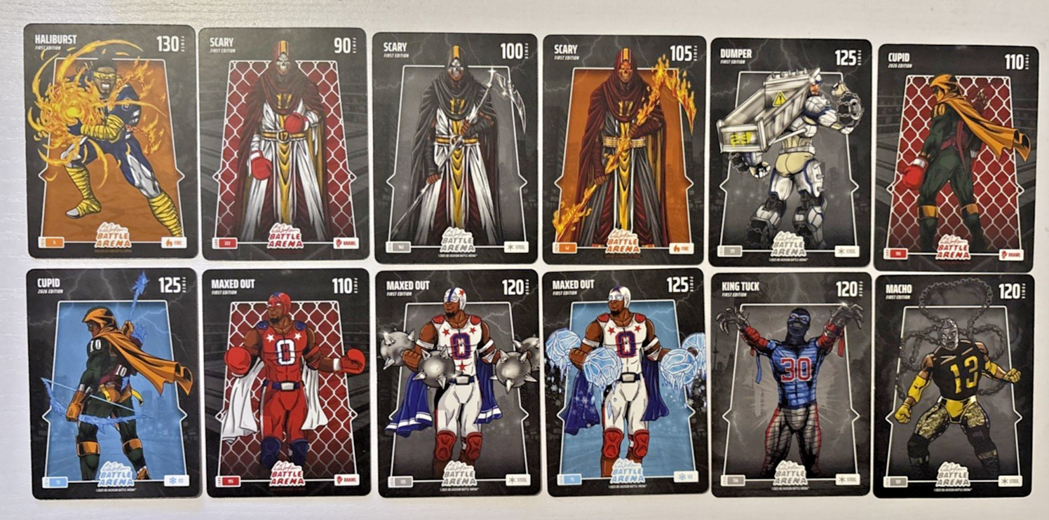 2026 Bo Jackson Battle Arena Base, Hot Dog, & Play Cards! Complete your sets!