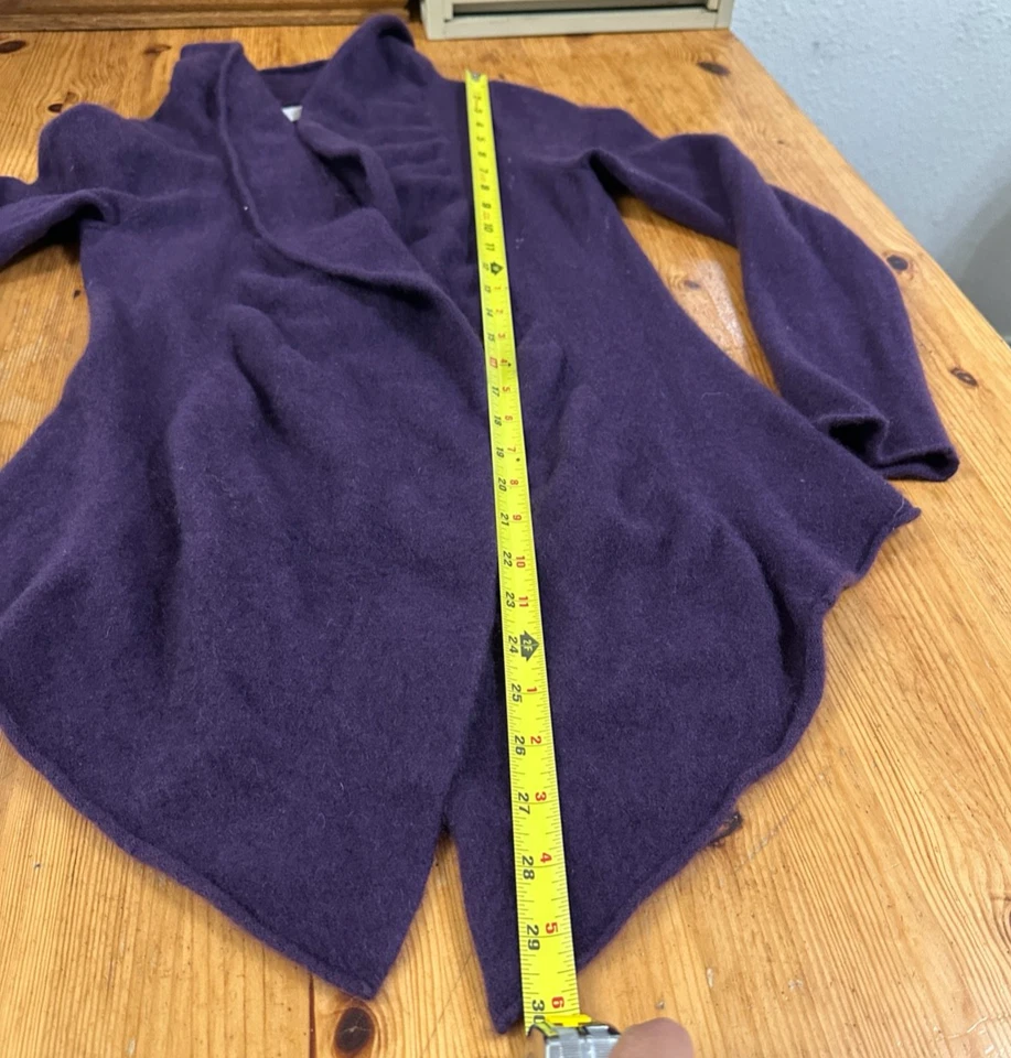 Kenar Women Cashmere cardigan purple L  (Flaws XS) - Image 4 of 4