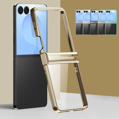Handyhülle Für Samsung Galaxy Z Flip7 Flip6 Flip5 4 Plating Hart Scharnier Cover