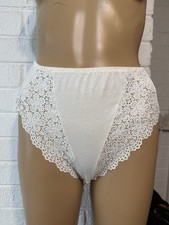 Vintage Vanity Fair Lace Bodysleeks Panty Size Large Ivory