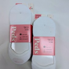 PEDS High Cut Zone Cushion Liner Socks Size Medium 8-12 Nude 12 pair