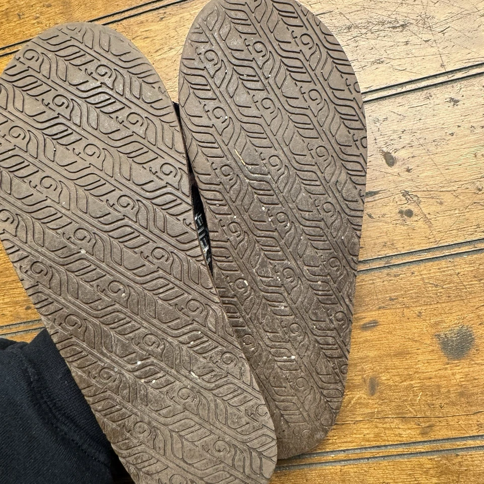 Chanclas Feelgoodz Zensole Western Boho blancas y negras para mujer talla 7/8 Foto 3 de 3