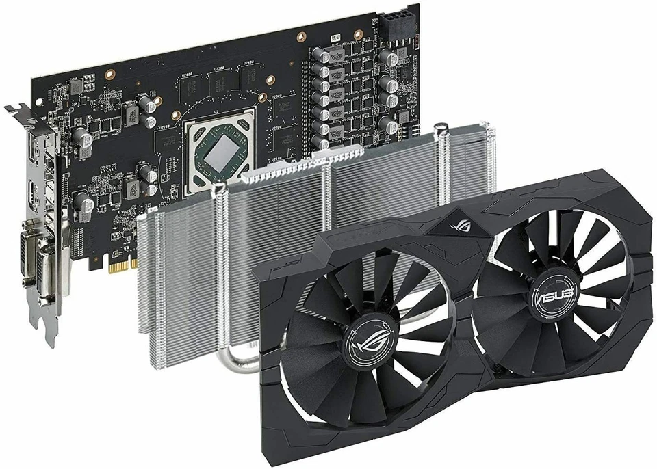 ASUS Graphics Board Strix Series AMD Radeon RX570 Video Card - Image 3 of 4