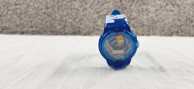 Bart Simpson Burger King Watch Blue Plastic Child's Wrist Watch Digital Display