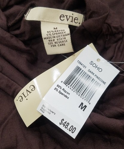 NWT Set of 2 Evie Funnel Neck Top Womens Size Medium Lightweight Pullover Shirt - Picture 6 of 7