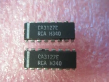 CA3127E IC HIGH FREQUENCY NPN TRANSISTOR ARRAY 16-PIN DIP (LOT OF 2)