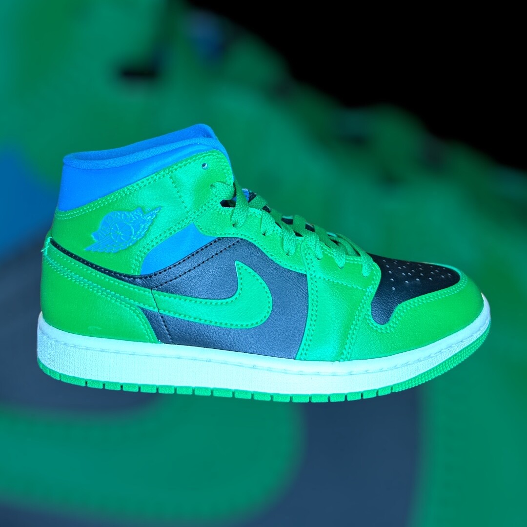 Jordan Mid Lucky Green Aquatone W BQ6472 033 New!!!