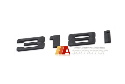 Matte Black Trunk Emblem Badge Letter 318i fits BMW 3-Series E30 E36 ...