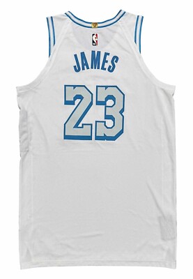 2020-21 LeBron James LA Lakers Game-Used Alternate Jersey GF LOA