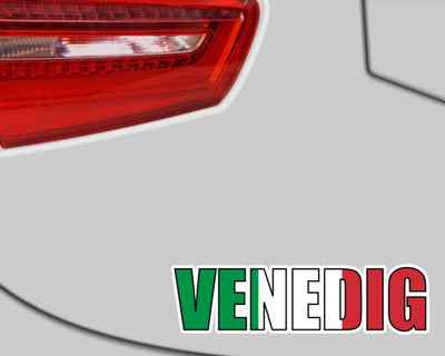 Samunshi Venedig Schriftzug Aufkleber Italien  4 Größen