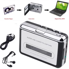 Old Cassette Tape to MP3 Converter Audio Recorder Capture Walkman Music Player