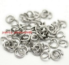 1000pcs Strong 316L Stainless steel Open Jump Ring 5x1mm Jewelry Finding Silver