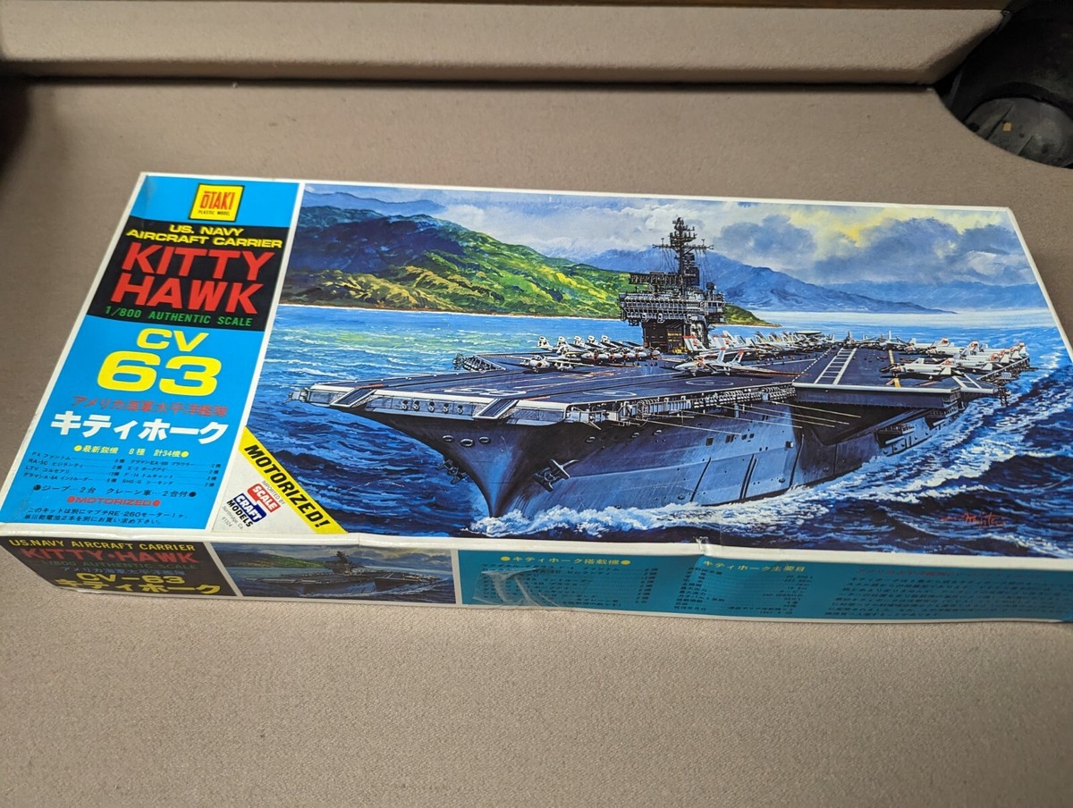 Otaki Kitty Hawk CV 63 U.S. Navy Aircraft carrier No.5494 1/800